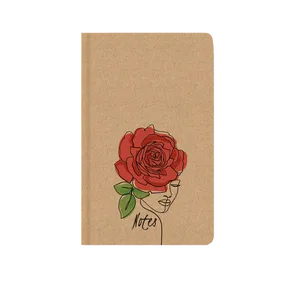 Notes geknotet - A5 - Kraftpapier - Rose